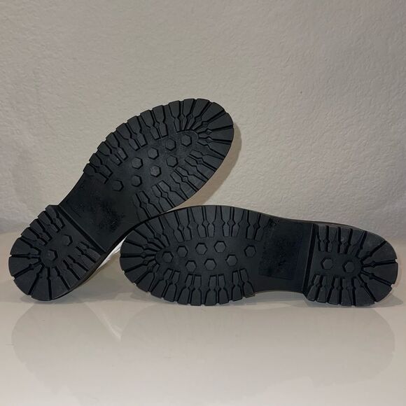 Sugar Kaedy White Croco Combat Boots - Picture 4 of 6